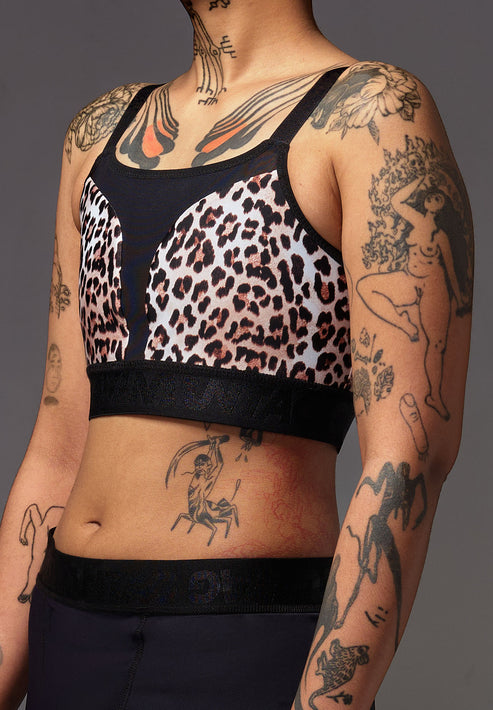 Athletic Binder leopard