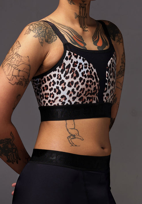 Athletic Binder leopard