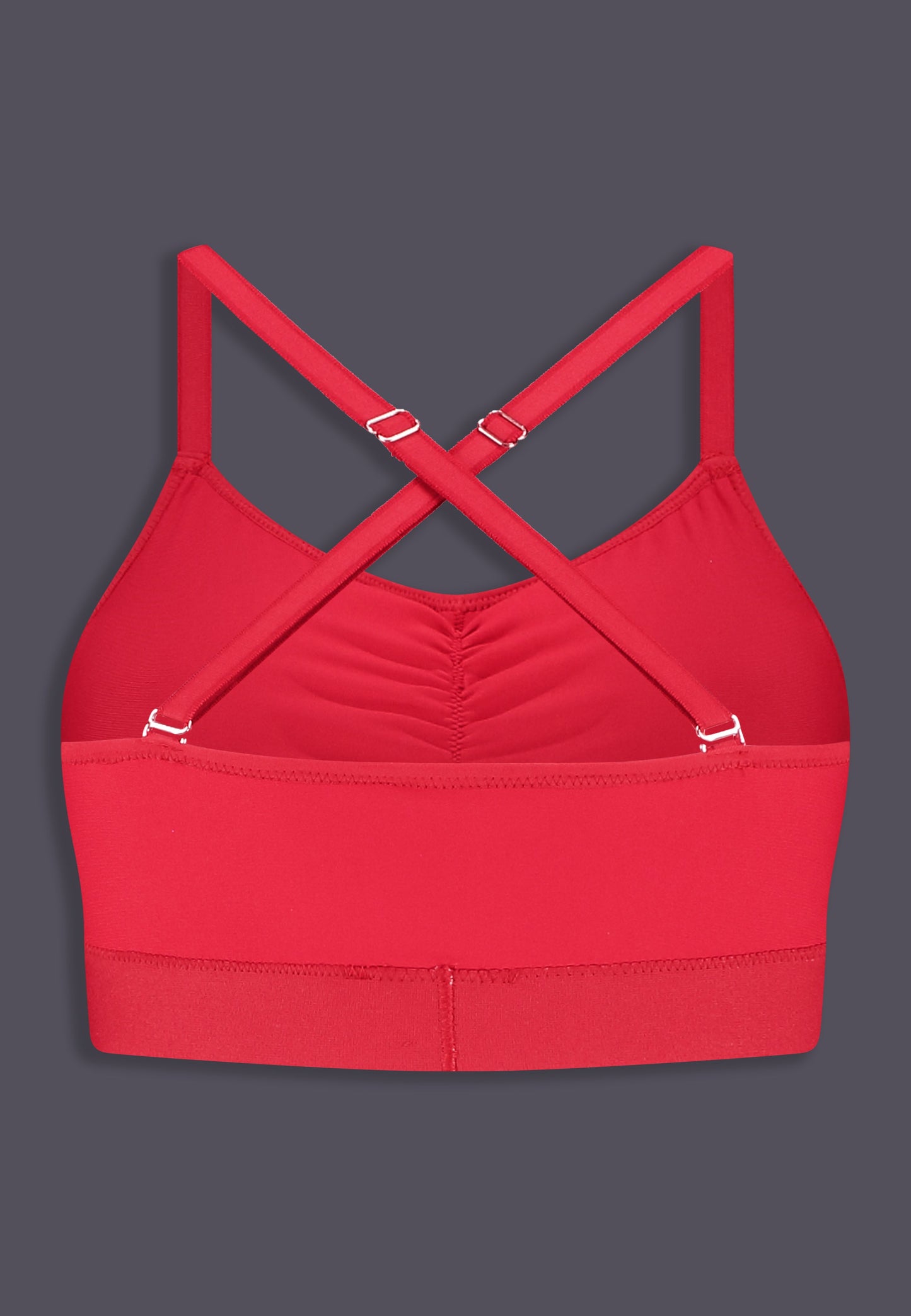 UNTAG MtF trans femme bra top prosthetic underwear bralette red - product back