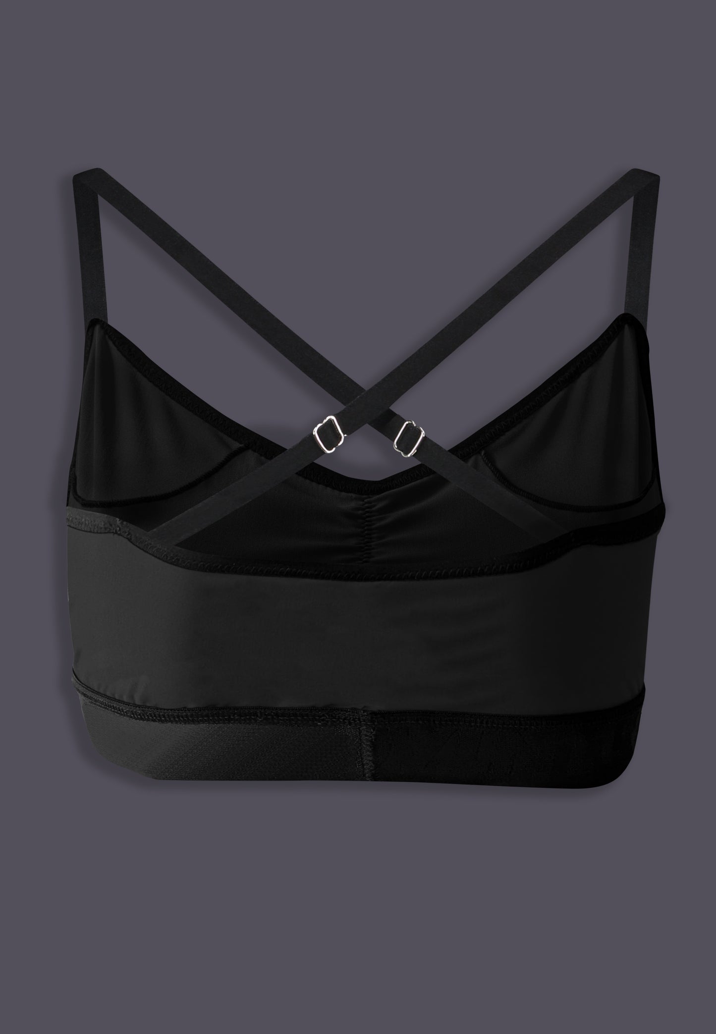 UNTAG MtF trans bra top with prosthetics black back