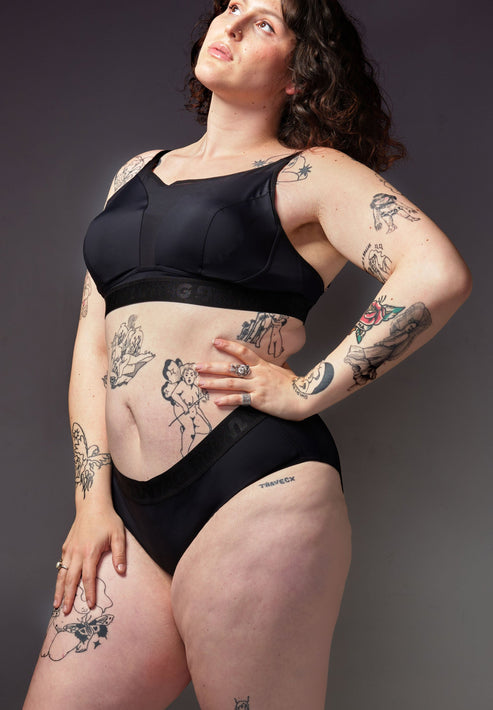 Signature Tucking Bikini Brief black