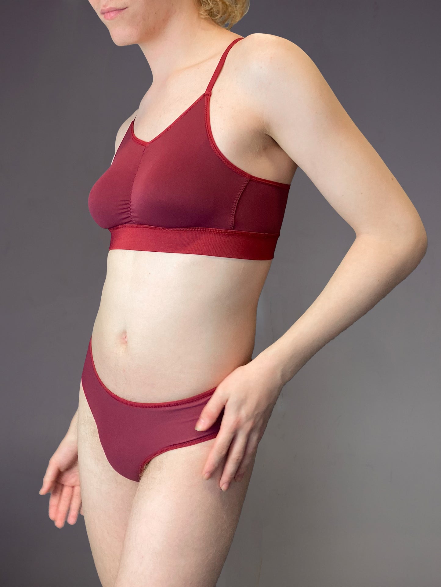 Bra Top burgundy