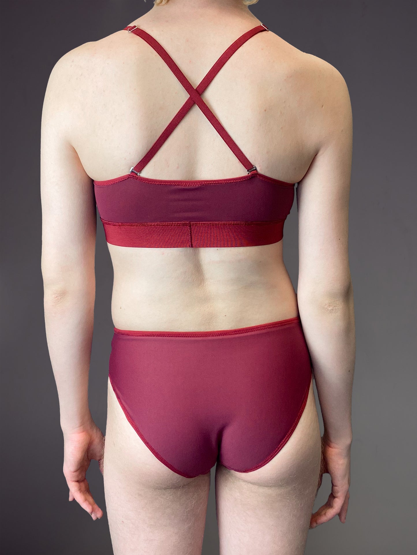 Bra Top burgundy