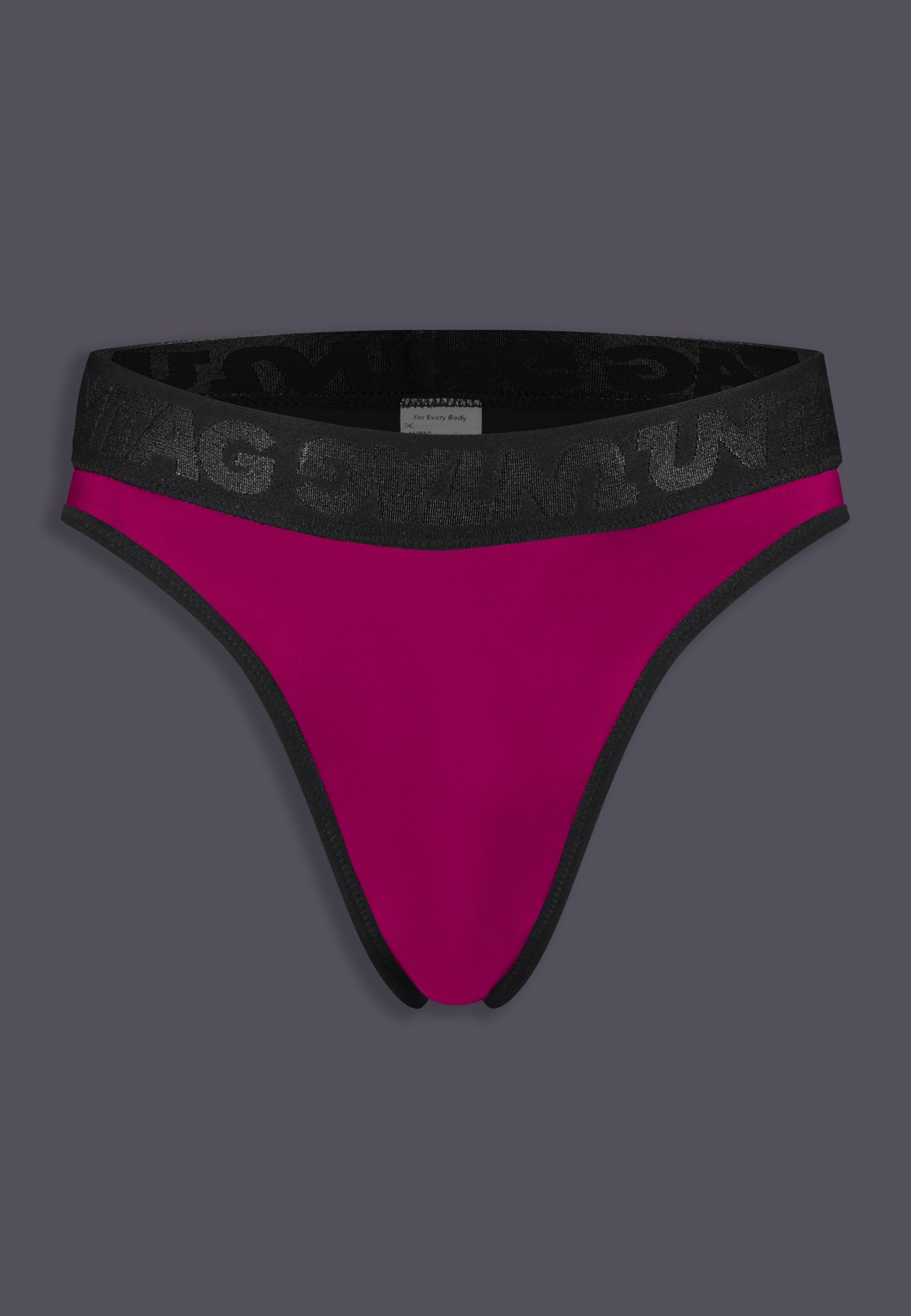 UNTAG trans mtf tucking thong hot pink product front