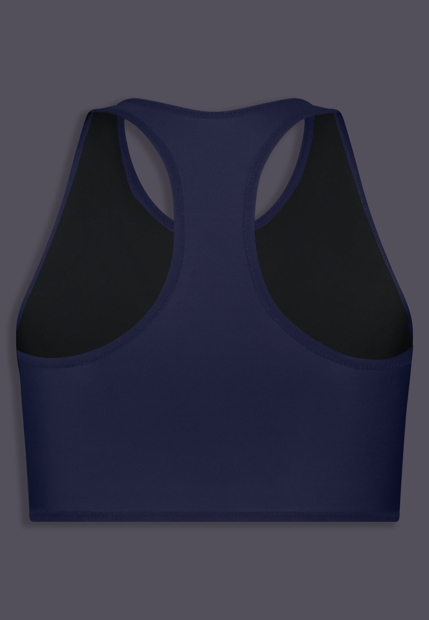 UNTAG trans FtM tank swim chest binder navy product back