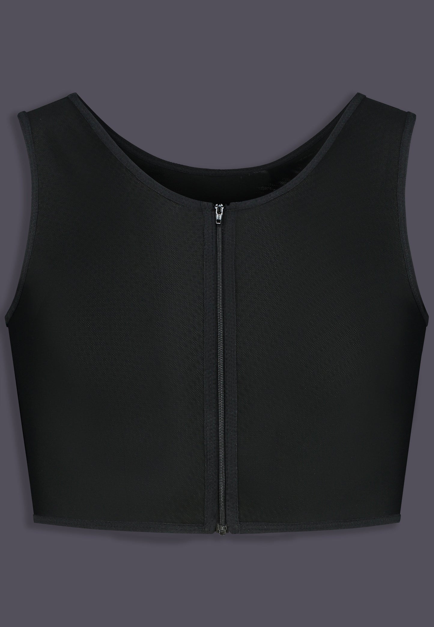 Basic Binder zipper black front view