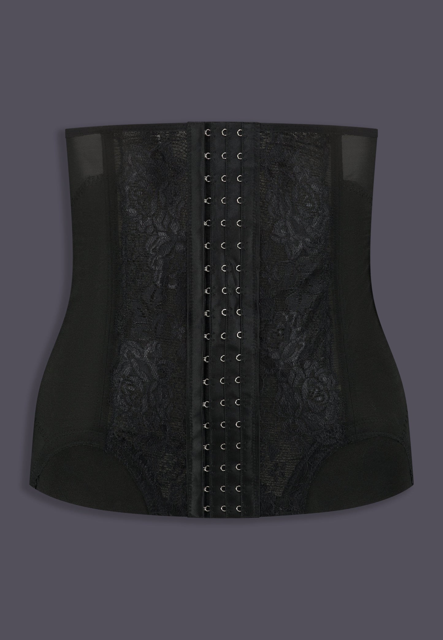 Corset black, front view