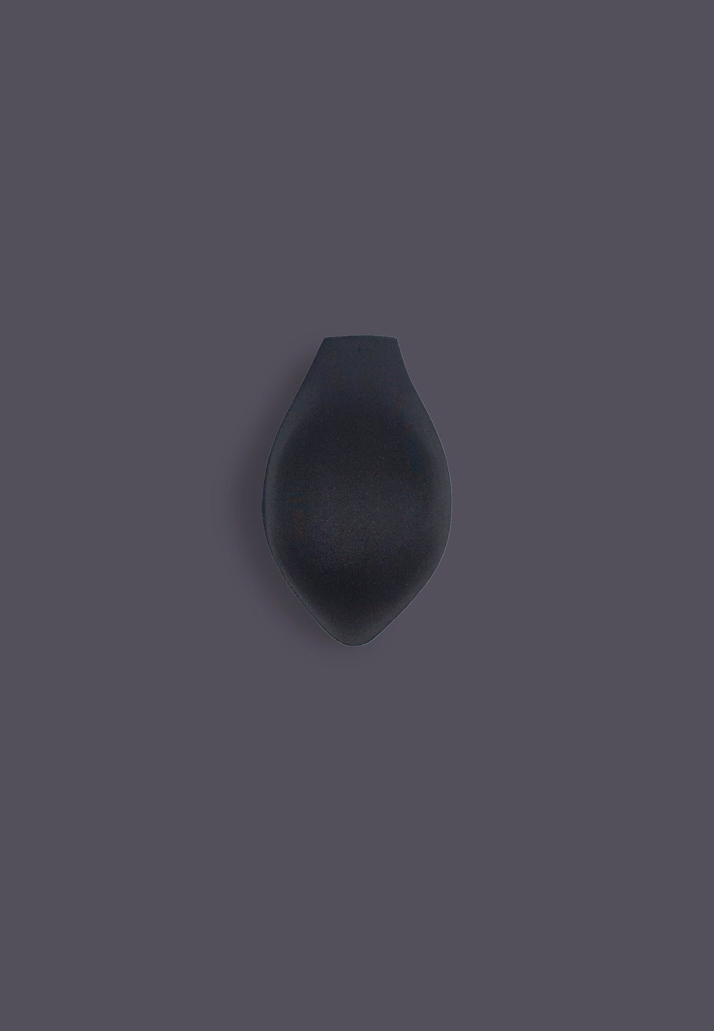 Foam Penis Padding black, top view