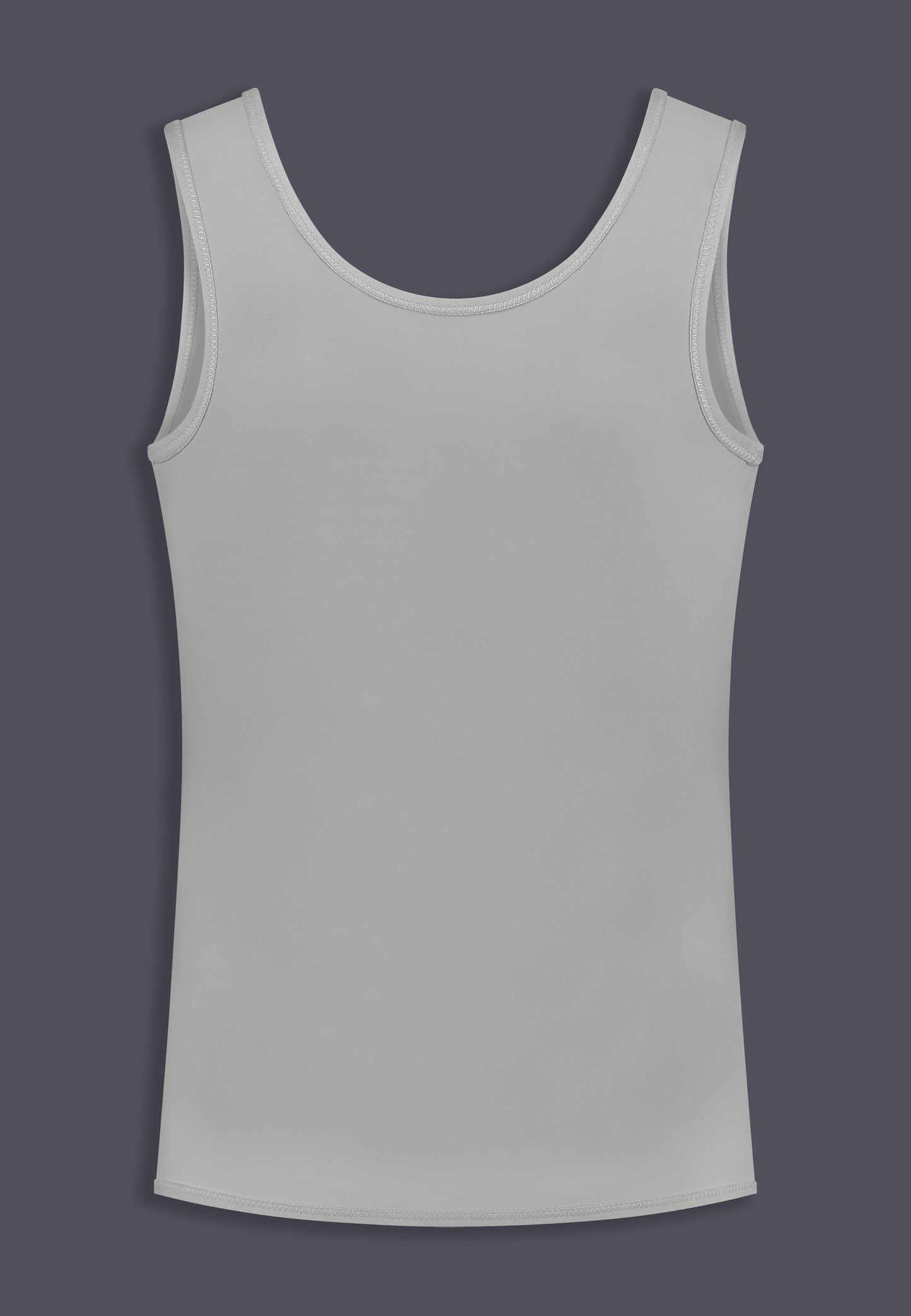 UNTAG FtM Long Shirt chest binder grey trans masc product back