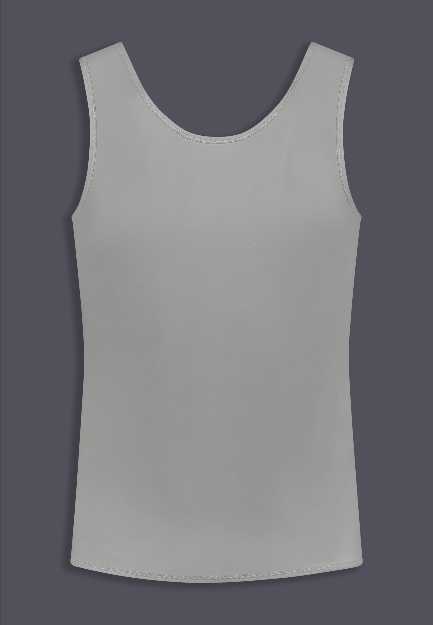 UNTAG FtM Long Shirt chest binder grey trans masc product 2