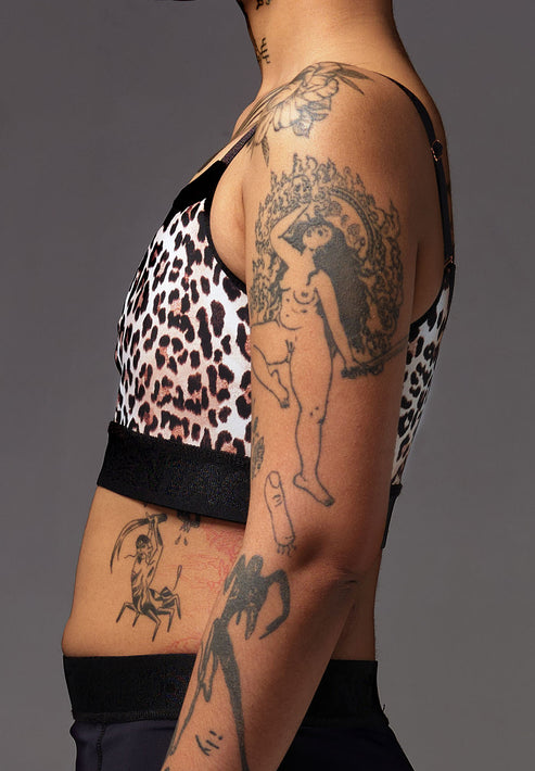 Athletic Binder leopard