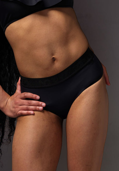 Signature Tucking Bikini Brief black