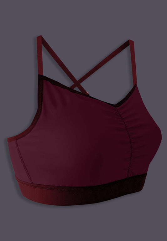 Bra Top bordeaux