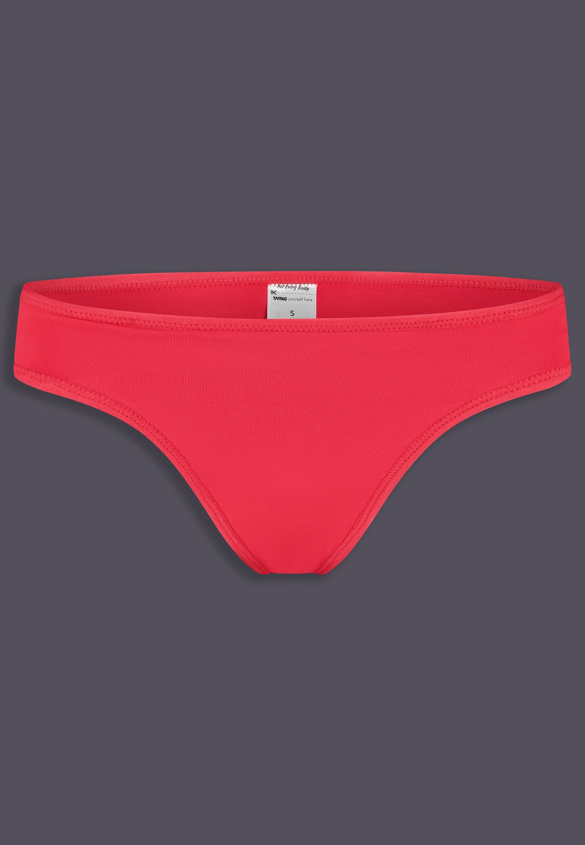 UNTAG MtF trans femme tucking underwear panties thong tanga red - product front