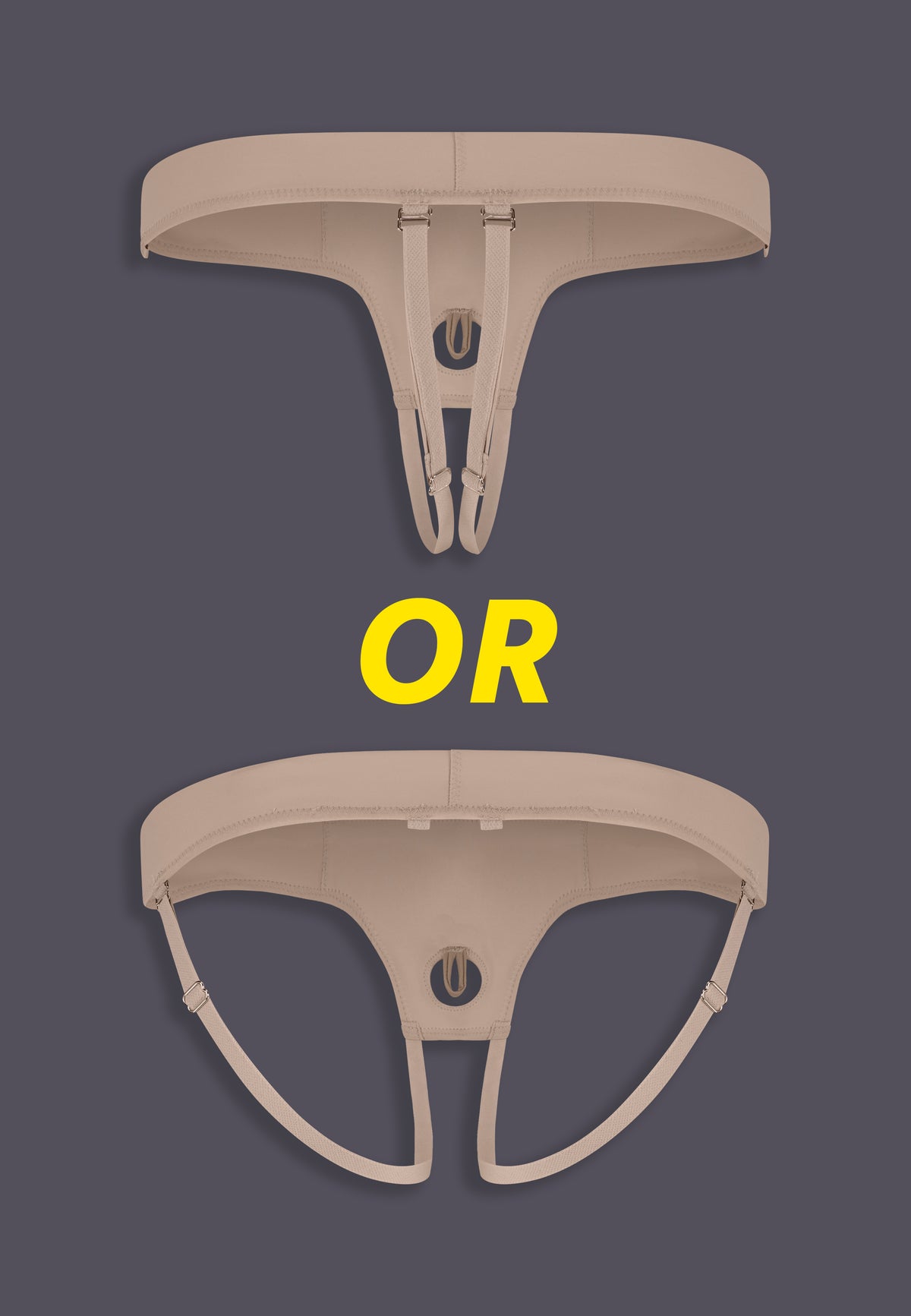 UNTAG FtM Penis packing harness beige for prostheses 2 options