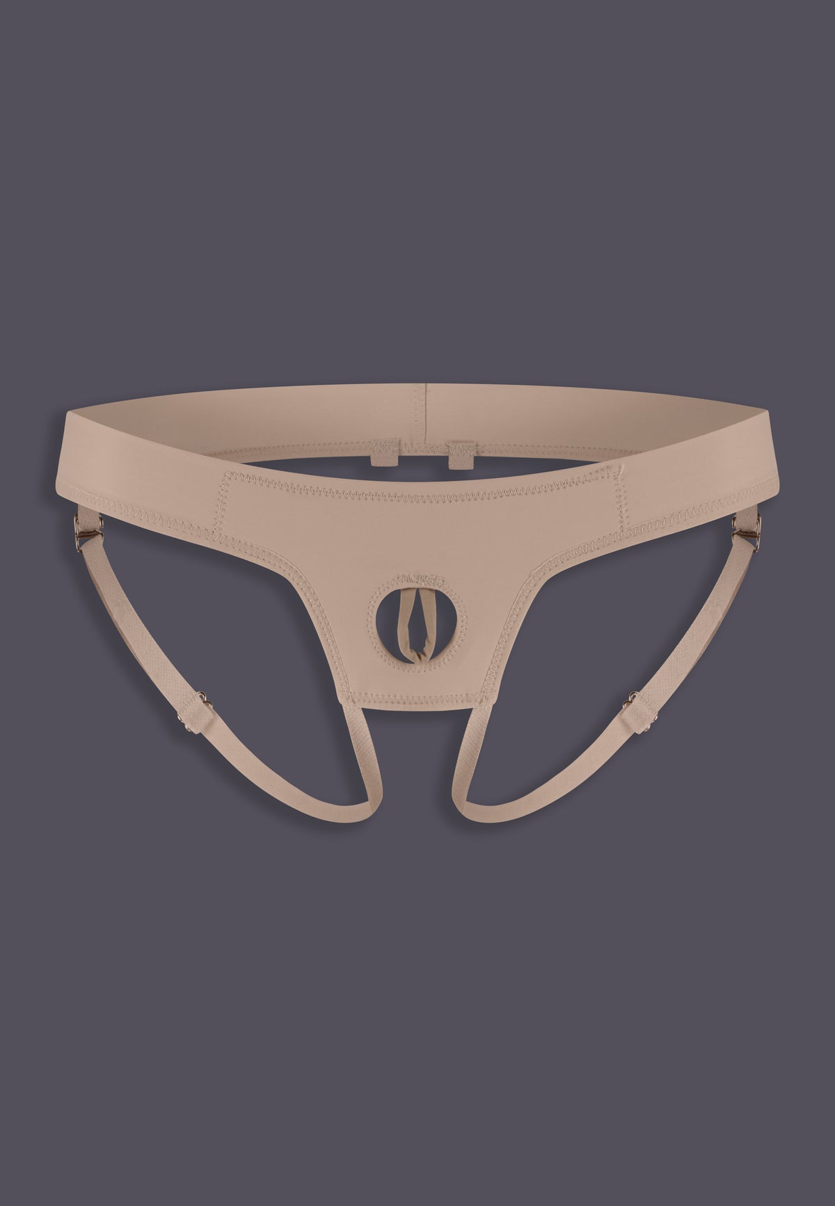 UNTAG FtM Penis packing harness beige for prostheses front picture