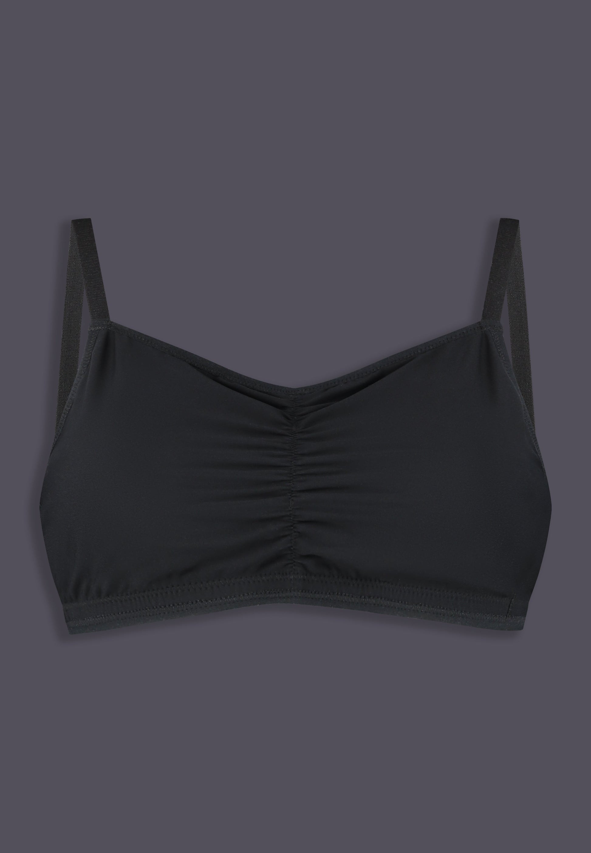 MtF trans femme UNTAG black bikini top front product