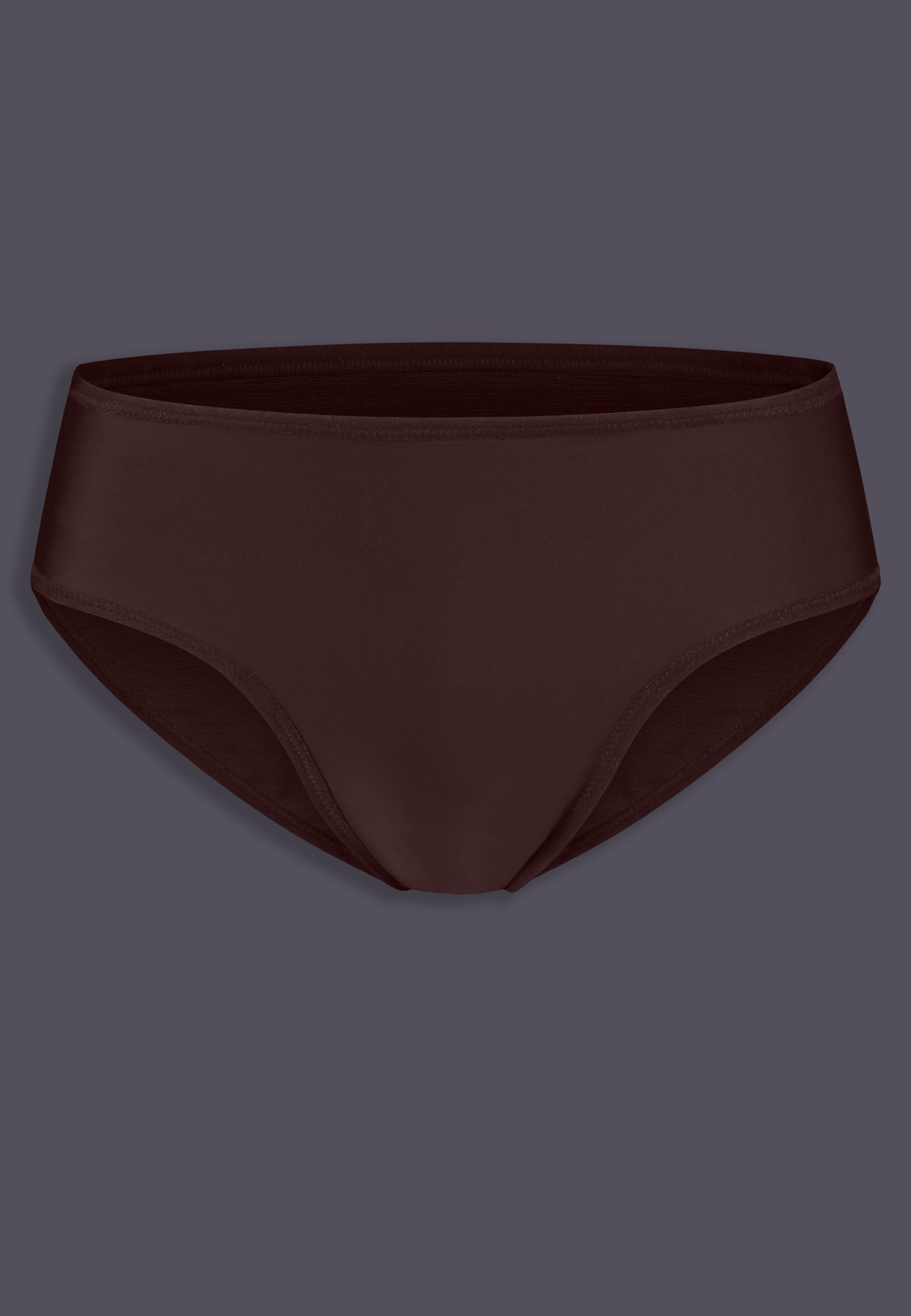 UNTAG MtF Tucking Bikini Brief espresso brown bikini bottoms gaff trans femme front product
