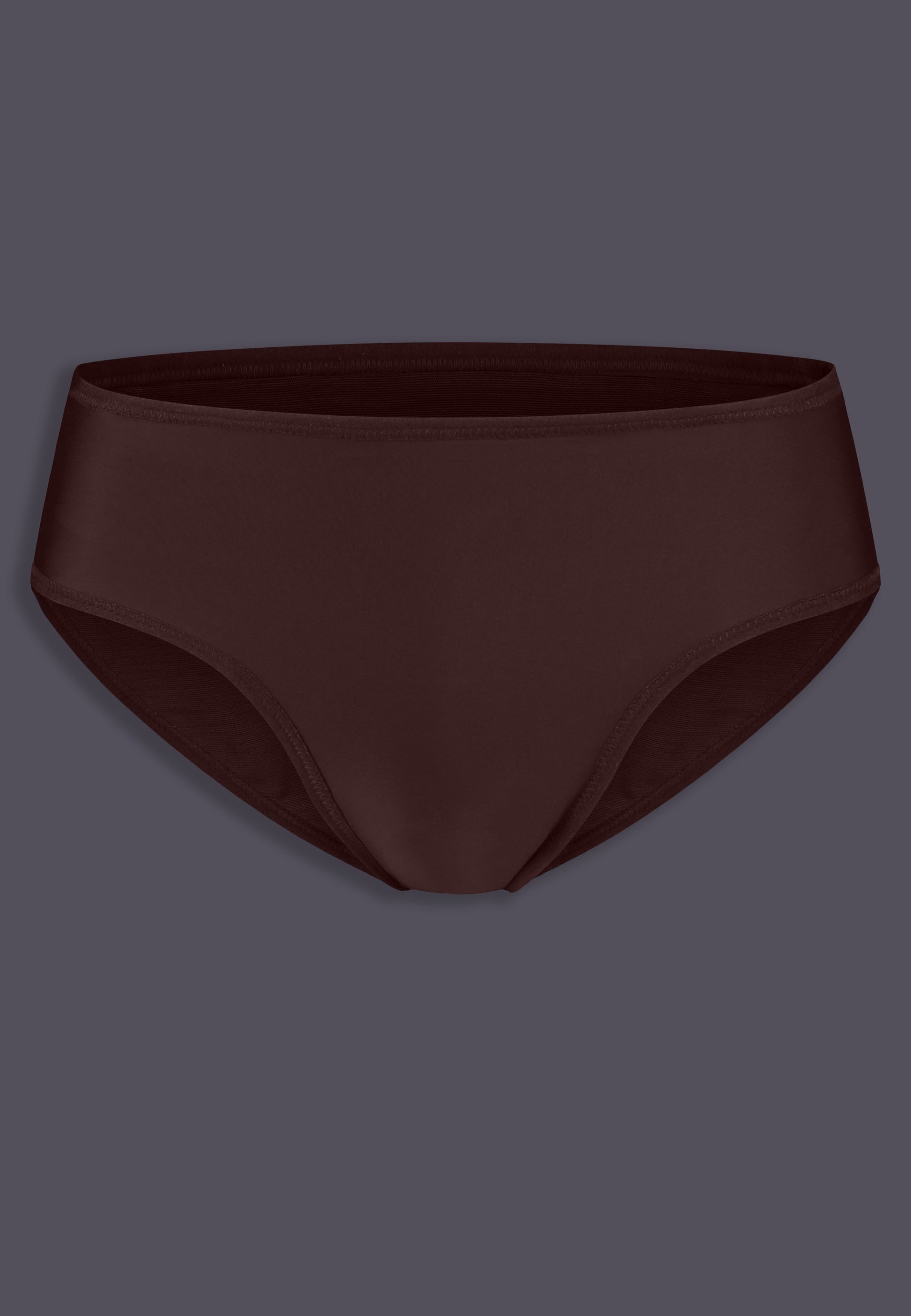UNTAG MtF Tucking Bikini Brief espresso brown bikini bottoms gaff trans femme front product