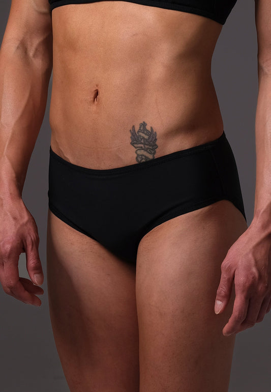 UNTAG MtF trans femme underwear tucking panties underwear black model front zoom side