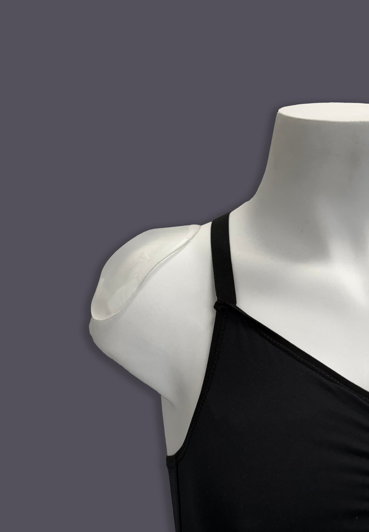 UNTAG FtM Masc transparent silicone shoulder pads for a masculine appearance look