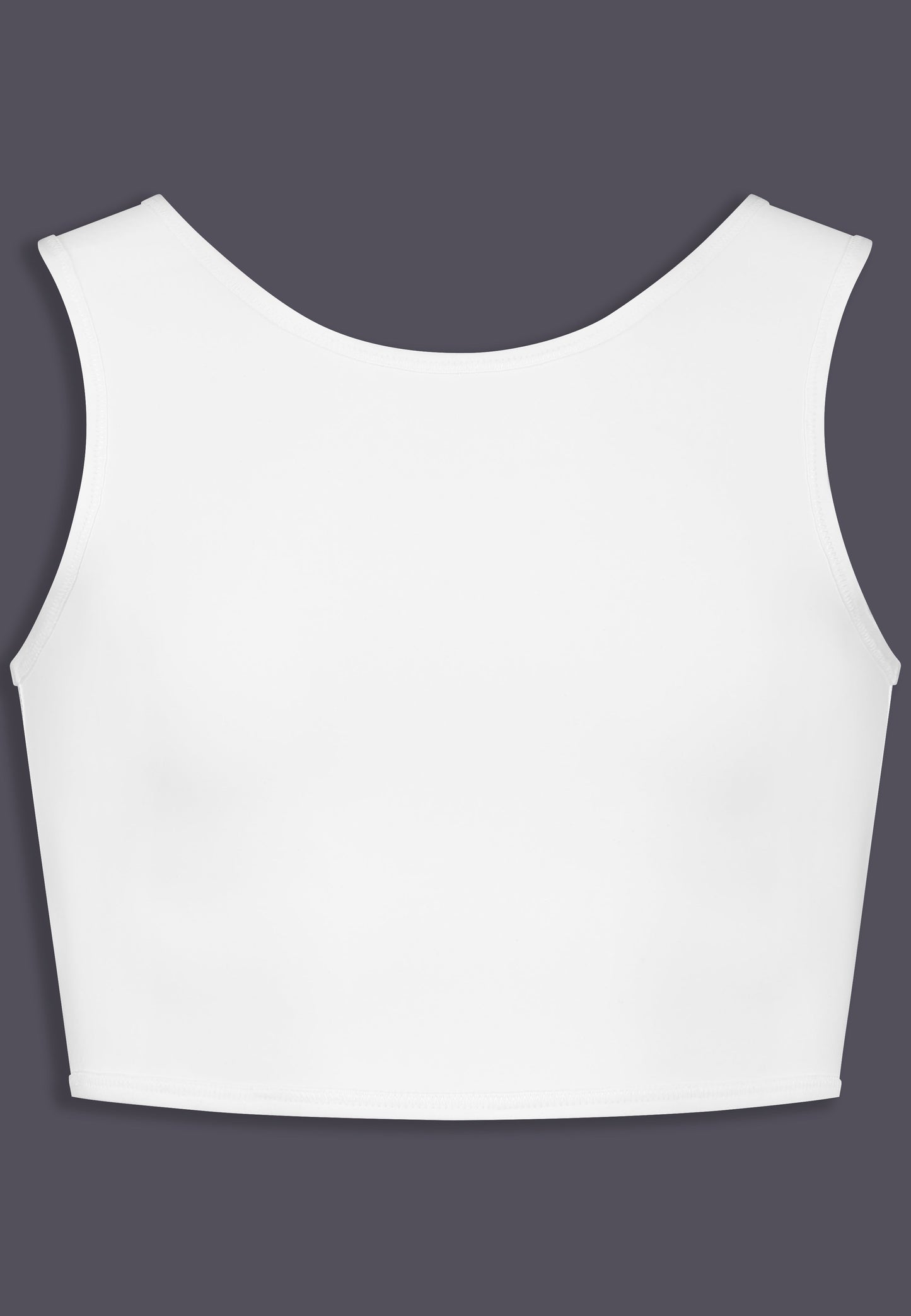 Short Binder - Extra strong, white, front view