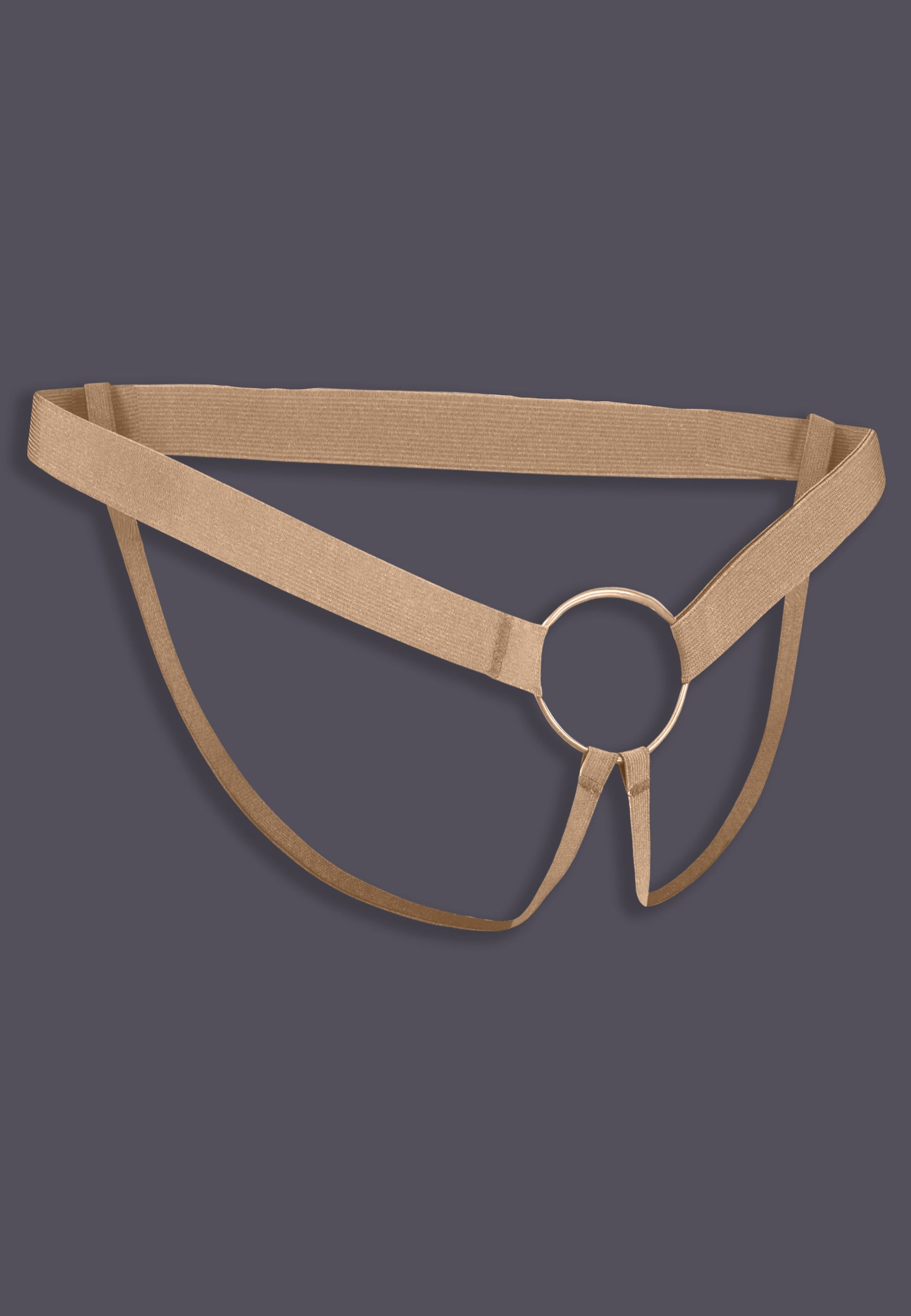 Harness Ring beige, side right view