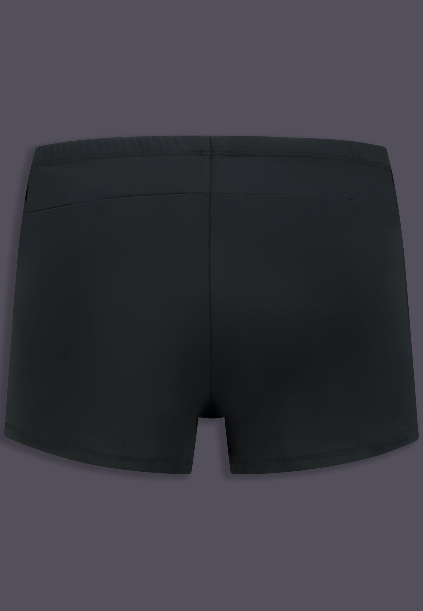 Swim Shorts black, back view by UNTAG