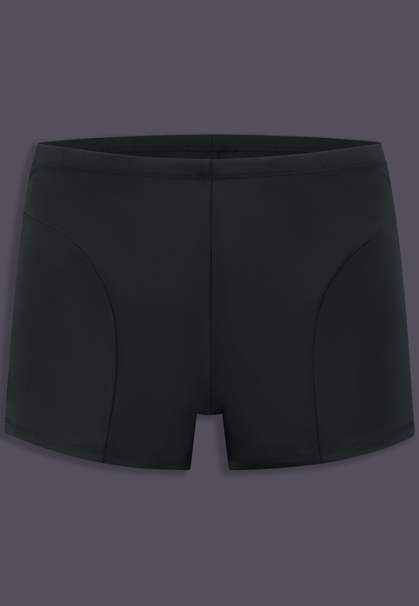 Swim Shorts black, front view by UNTAG