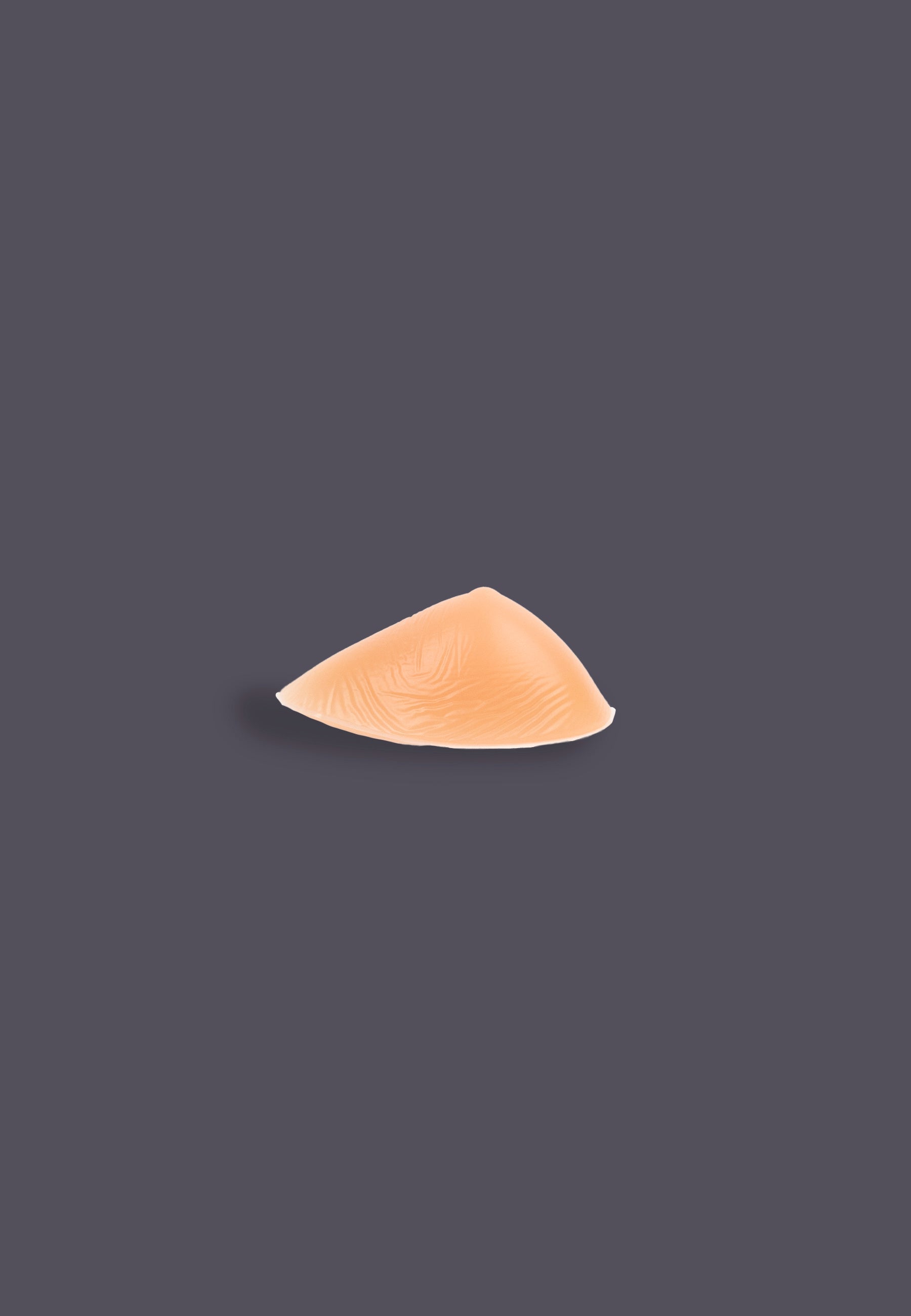 Silicone Breast Prostheses oval side view of the 150 grams prothesis